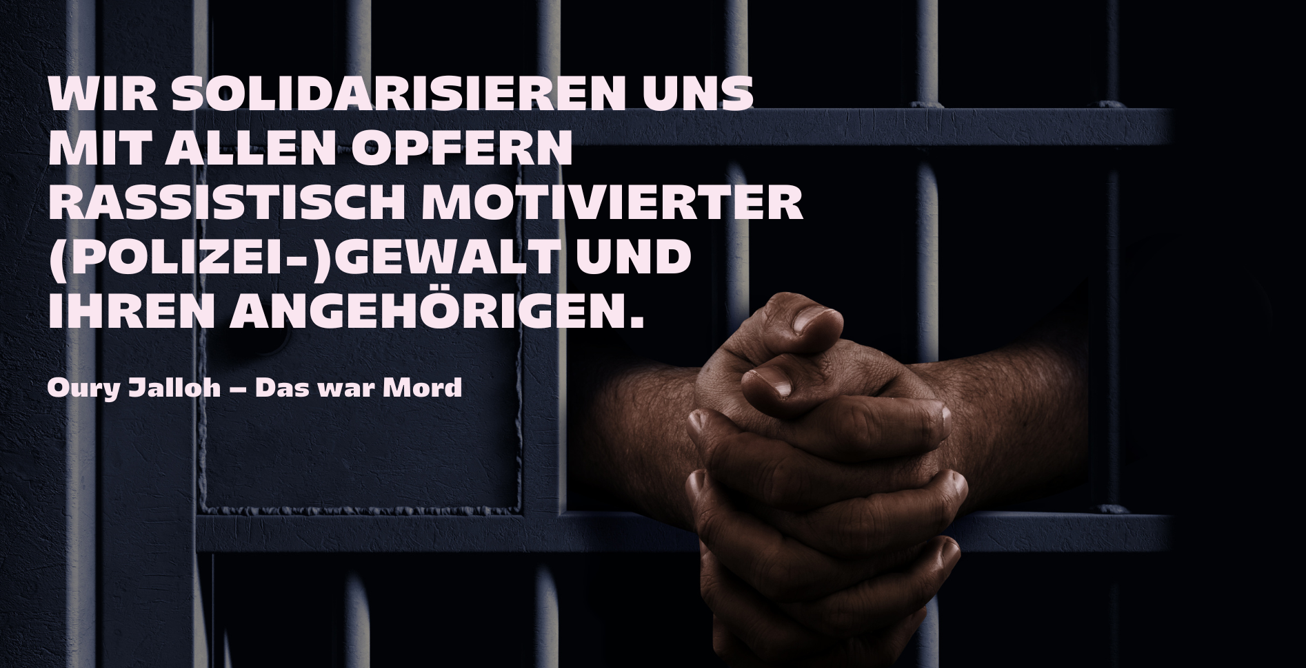 Wir gedenken: Oury Jalloh, das war Mord